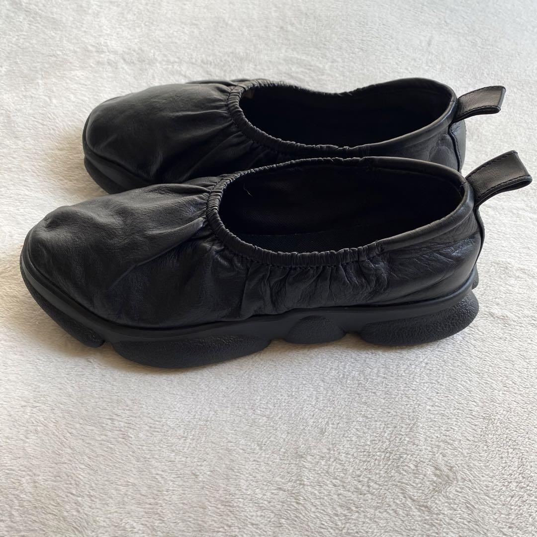 美品✨】Camper KARST スリッポン レザー 軽量 黒 25.5cm - メルカリ