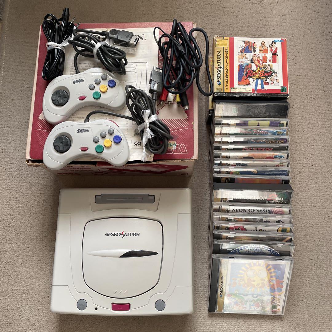 セガサターンソフト　18点　まとめ売り　ゲーム セガサターン 本体 + ゲームソフト18本セット - メルカリ
