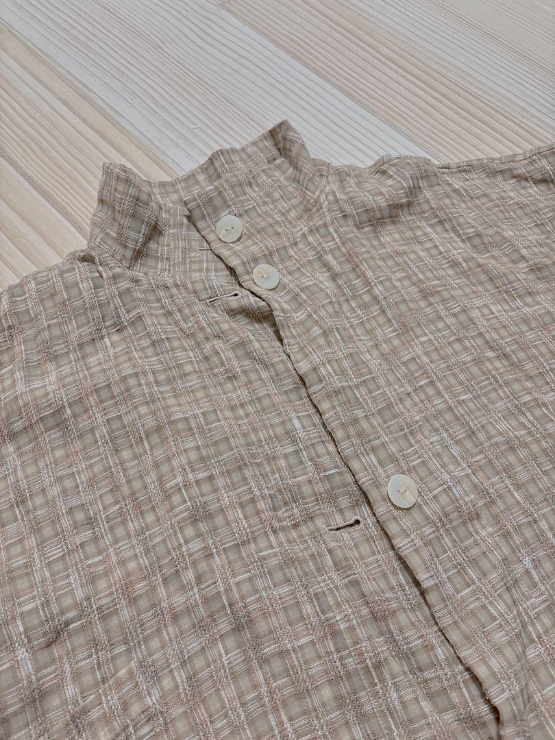 新品未使用品⭐︎クラネCLANE⭐︎ シースルーチェックオーバーシャツジャケット 松本恵奈のMUST BUY- CLANEのお気に入りアイテム紹介 “SEE