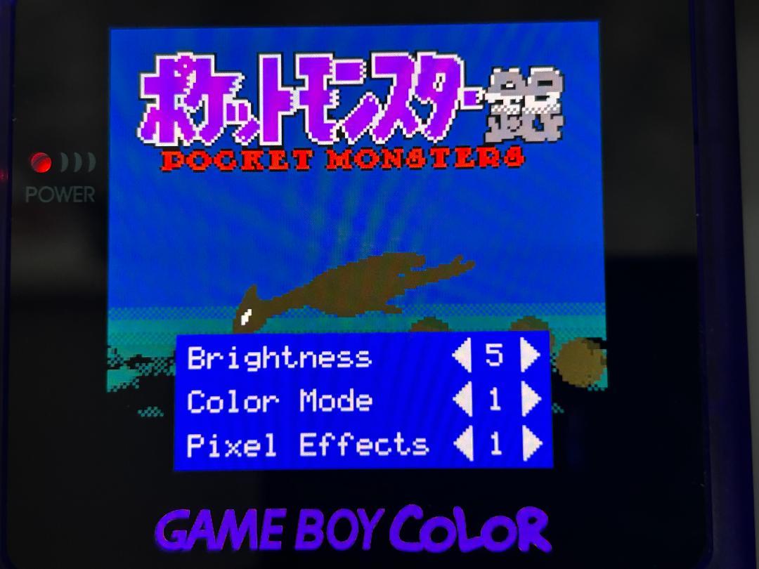 ゲームボーイカラー 有機EL液晶 ミッドナイトブルー GBC