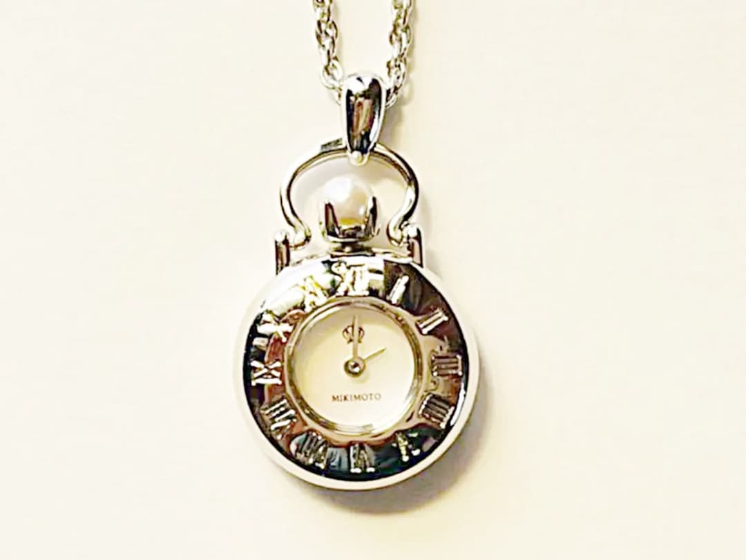 ミキモト パール ペンダントウォッチ | targetrelocation.com.br
