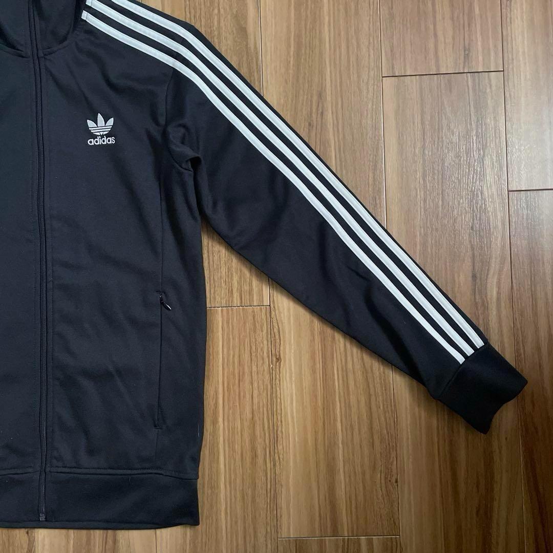 美品Sアディダスadidasブラック黒ヨーロッパトラックジャケット