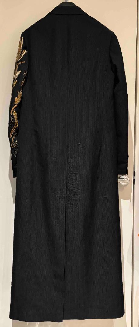 希少美品✨️ドリスヴァンノッテン アルパカ ダブル チェスターコート ブラック 限定 DRIES VAN NOTEN 25ss Embellished Coat - メルカリ