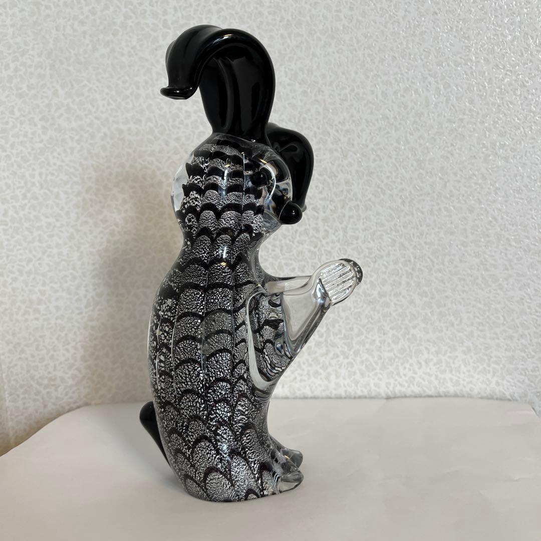 ムラーノガラス うさぎの置物 ヴェネチア美術館 ムラーノガラス うさぎモティーフ