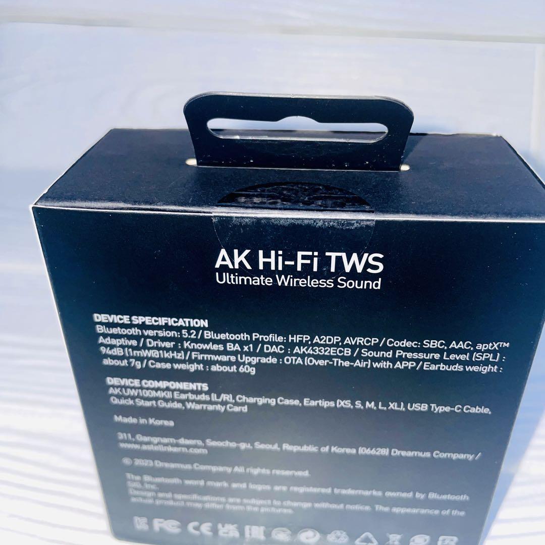 未使用品✨Astell&Kern AK UW100MKII イヤホン