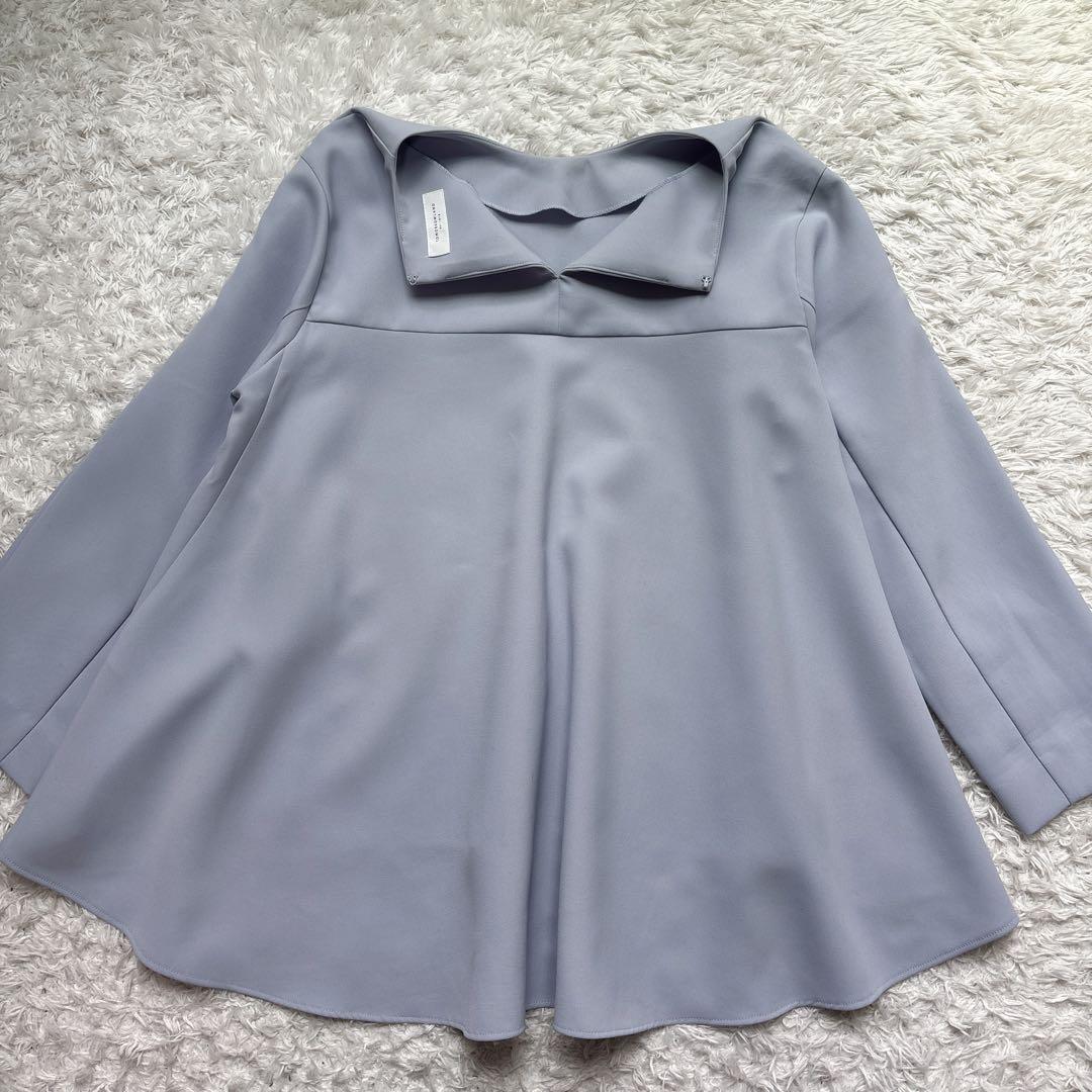 美品 トゥモローランド ドライダブルクロス クルーネックプルオーバー