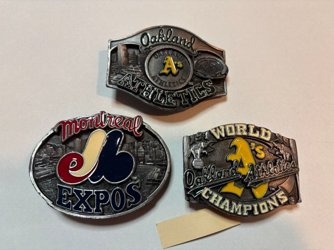 バックル ベルト MLB メジャーリーグ 3個セット目立った傷や汚れなし