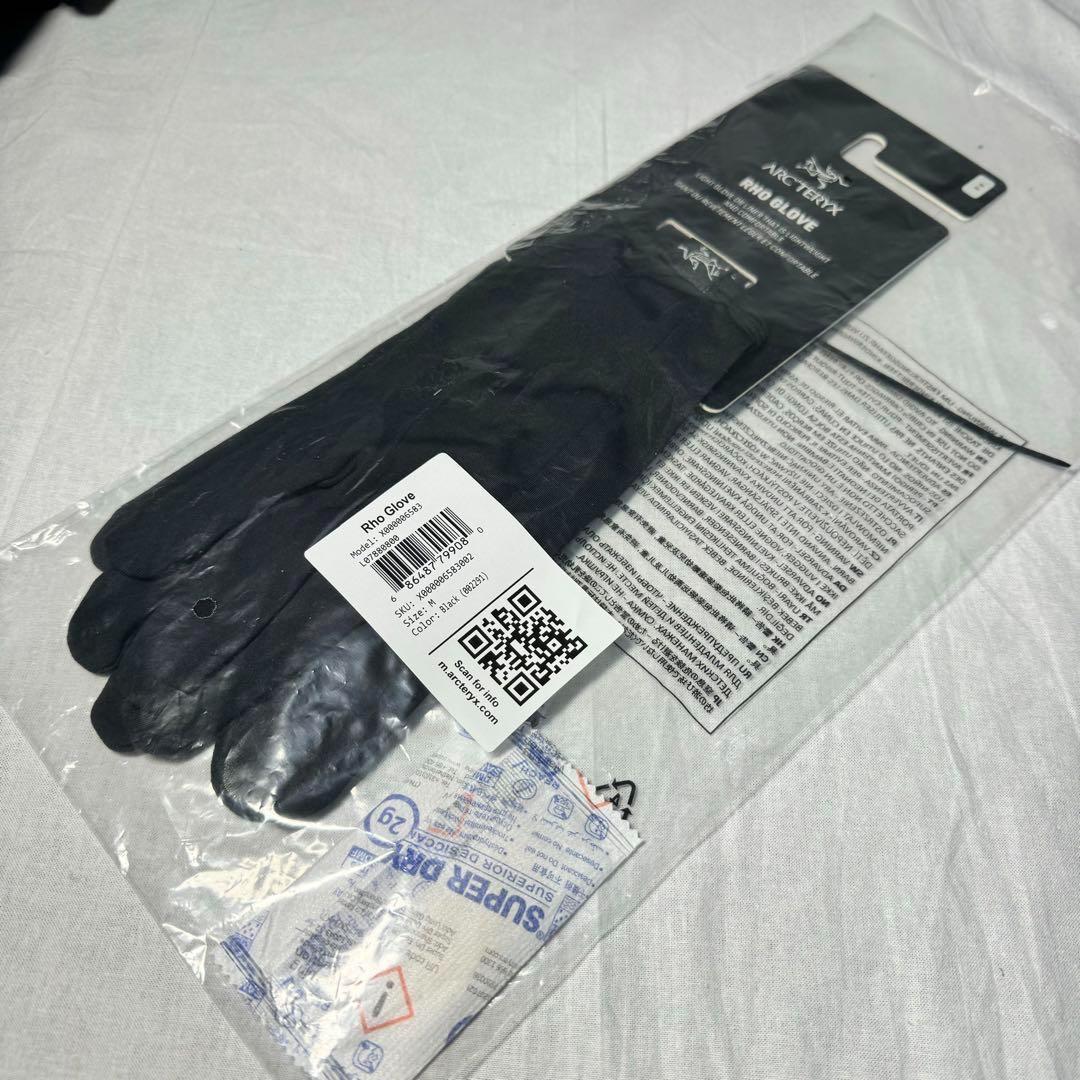 アークテリクス ローグローブ Rho Glove Mサイズ ブラック