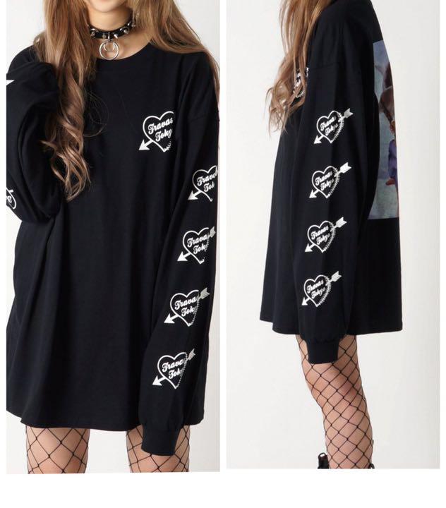 予約販売 トラバストーキョー TOKYO TRAVAS 天使 Tシャツ ロング 名画