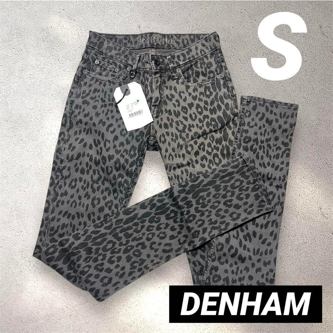 ❤DENHAM❤デニムパンツ S スキニー レオパード柄 グレー デンハム