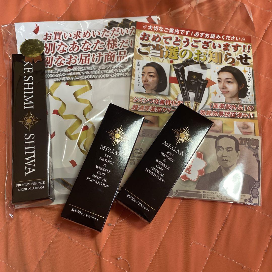 CHURUMI 薬用クリーム+MEGA美 薬用リンクルケア美白リキッドファンデ Amazon | MEGA美 メガビ ファンデーション メガ美スキンケア