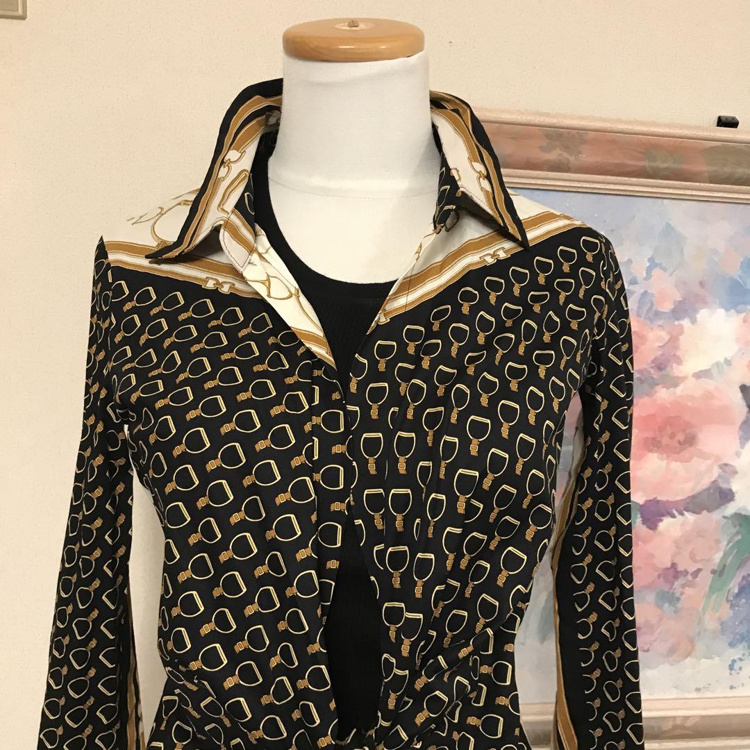 MUSE de Deuxieme Classe シャツドレス 黒とのパターン
