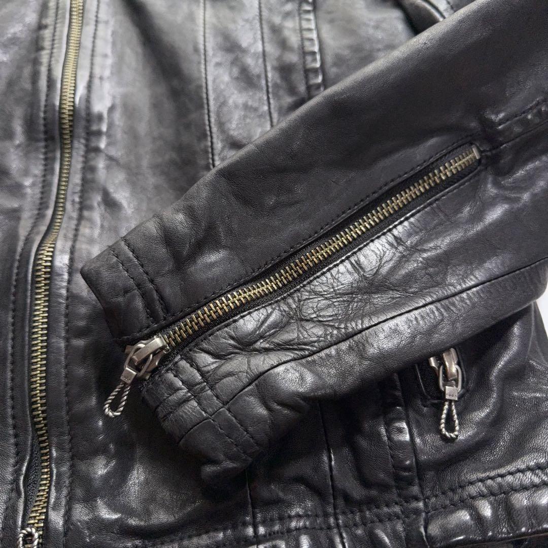 ジャケット・アウター FUGA 00s horse skin leather ridersjacket