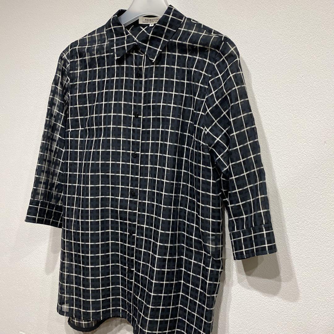【美品】PRIMATTIVO HANAE MORIチェック柄 五分袖38