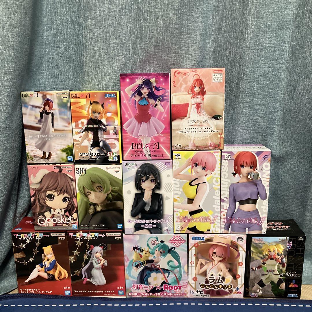 プライズフィギュアセット★五等分の花嫁　推しの子　初音ミク　等　美少女系セット