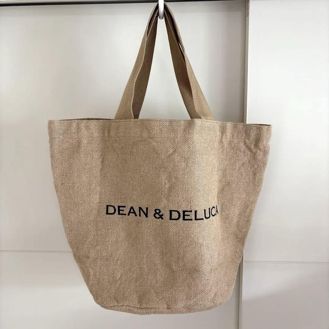 正規品♡DEAN&DELUCA♡20周年限定♡ジュートマーケット♡トートバッグ 新品 DEAN&DELUCA 20周年限定ジュートマーケットトートバッグL