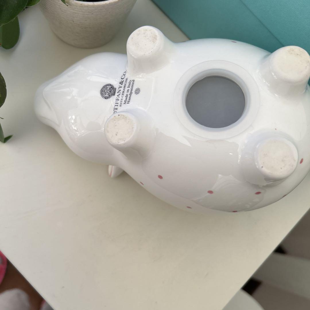 TIFFANY&COティファニー ドットピギー貯金箱 TIFFANY&COティファニー ドットピギー貯金箱