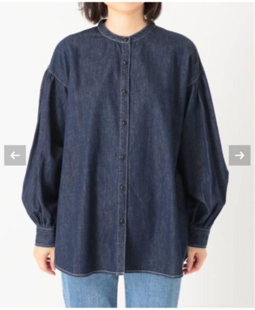 激安大特価SALE JOURNAL STANDARD relume デニムボリュームスリーブブラウス DenwL-m59031998747 限定SALESALE