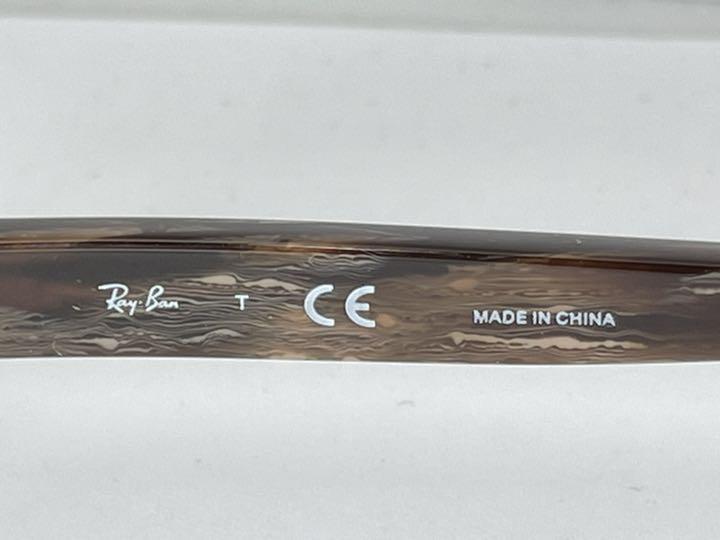 未使用 正規品 Ray Ban レイバン ハーフリム ブラック メガネ J186
