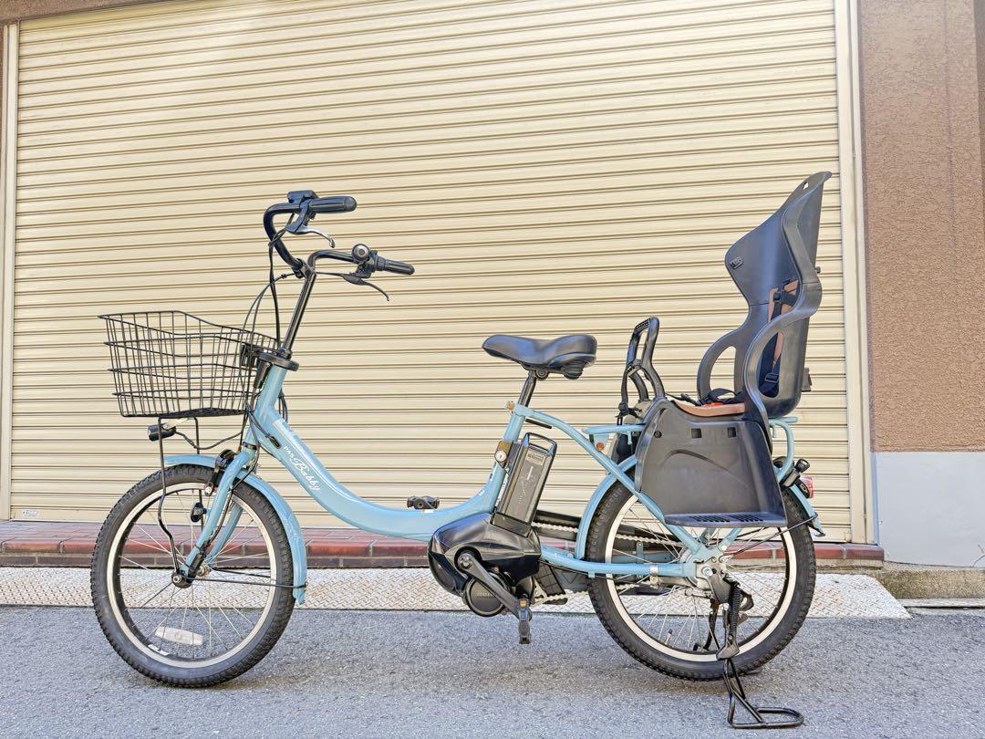 ヤマハ電動アシスト自転車 ピンク チャイルドシート付き 子供乗せ ヤマハ 水色 電動アシスト自転車 チャイルドシート付き