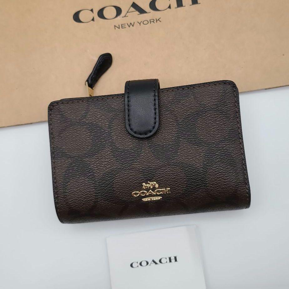 新品　COACH　コーチ　折り財布　二つ折り財布　正規品