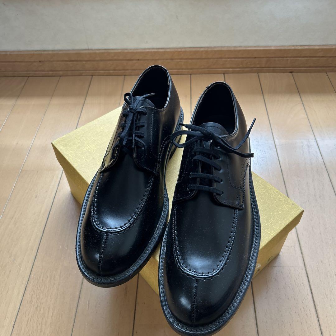 REGAL ブラックレザードレスシューズ