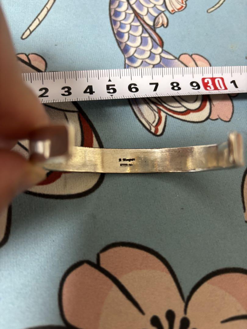 Bruce Morgan シルバー925バングル インディアン