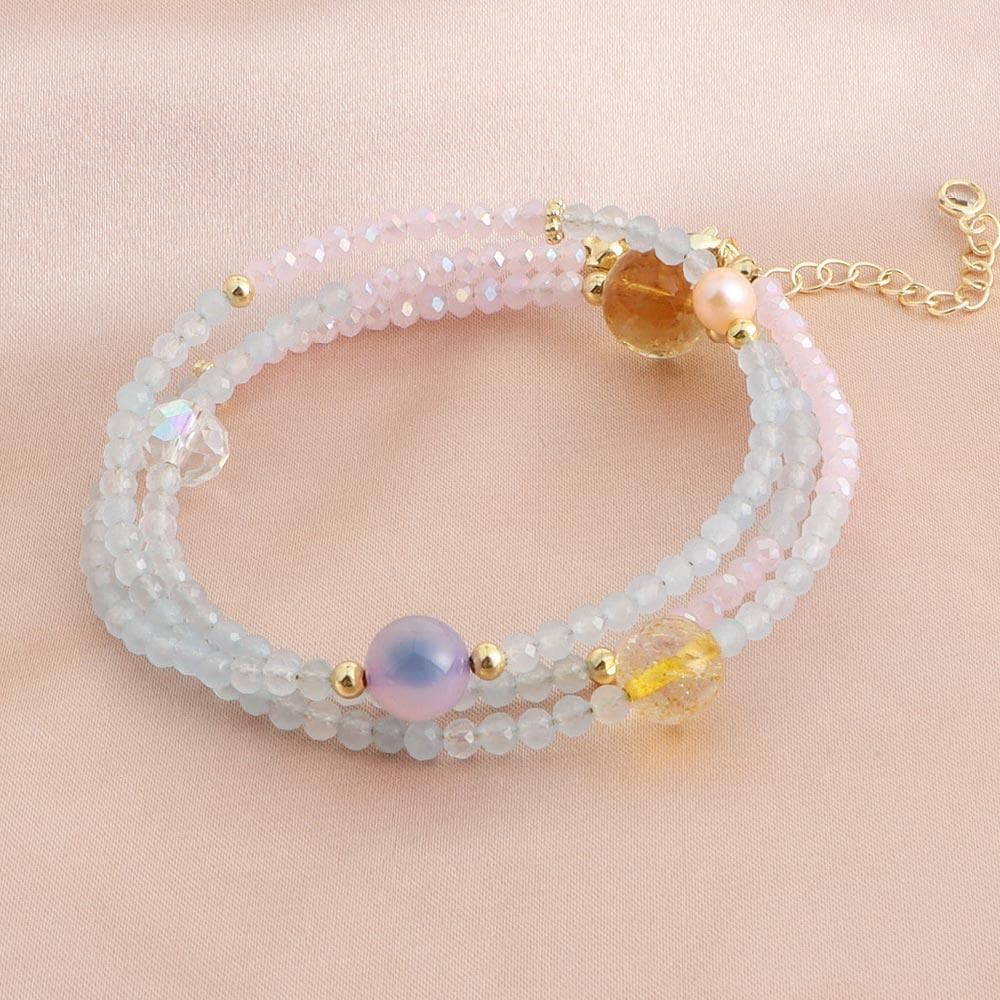 4MMいちご石英天然石の手串 4MMいちご石英天然石の手串