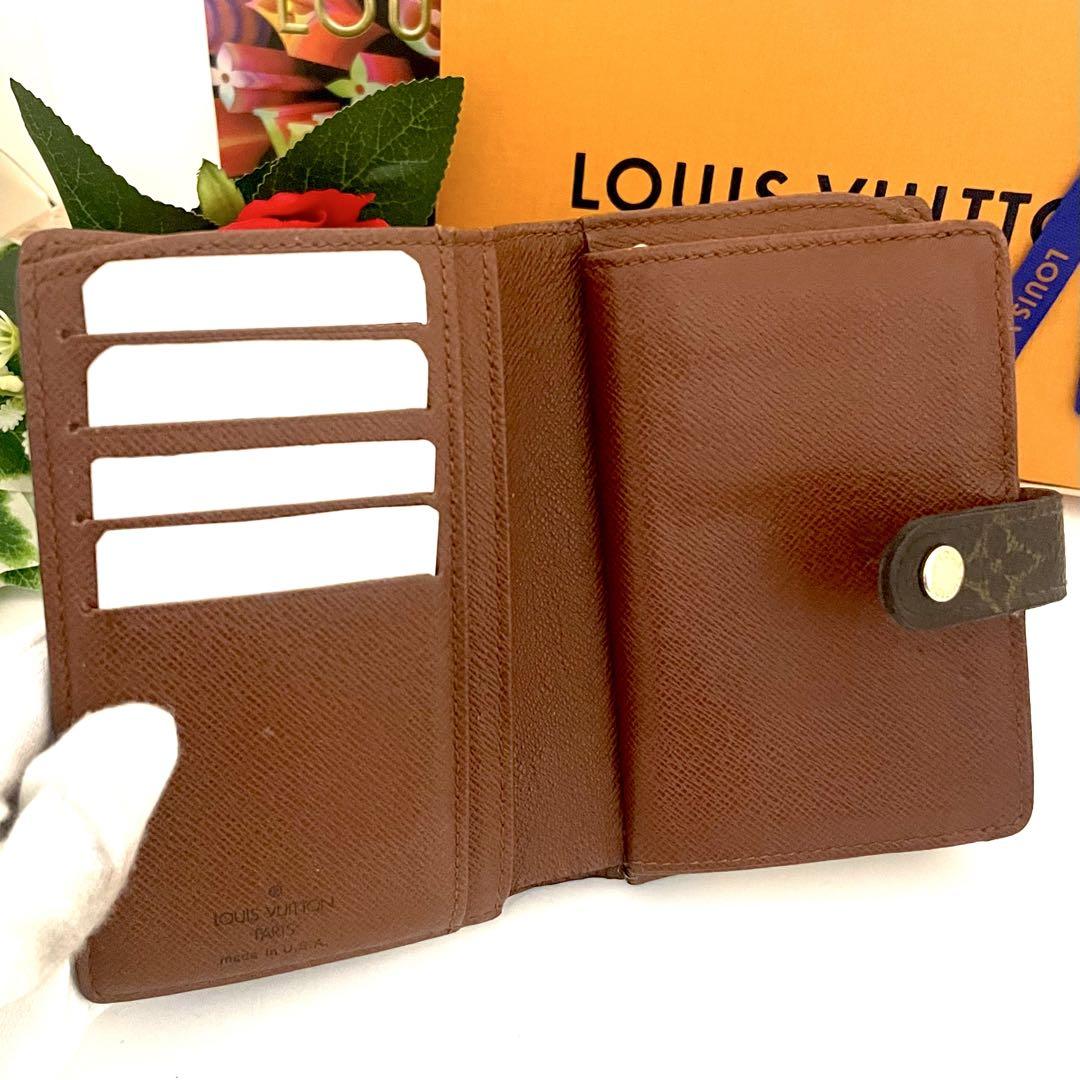 ルイヴィトン モノグラム ヴィエノワ がま口 折り財布 LOUIS VUITTON モノグラム ヴィエノワ がま口 二つ折り財布