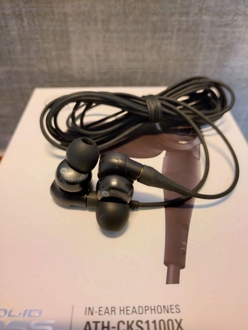 イヤホン audio-technica SOLID BASS ATH-CKS1100X