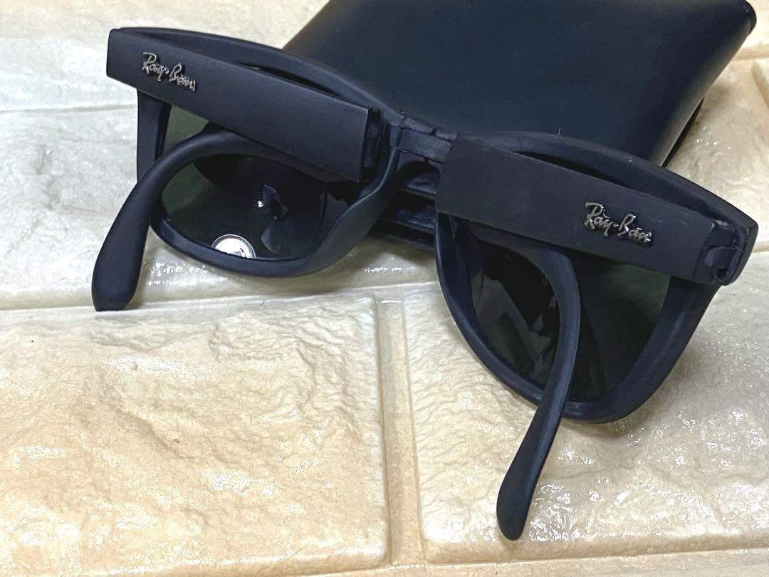 80s ヴィンテージ B&L Ray-Ban FOLDING WAYFARER黒