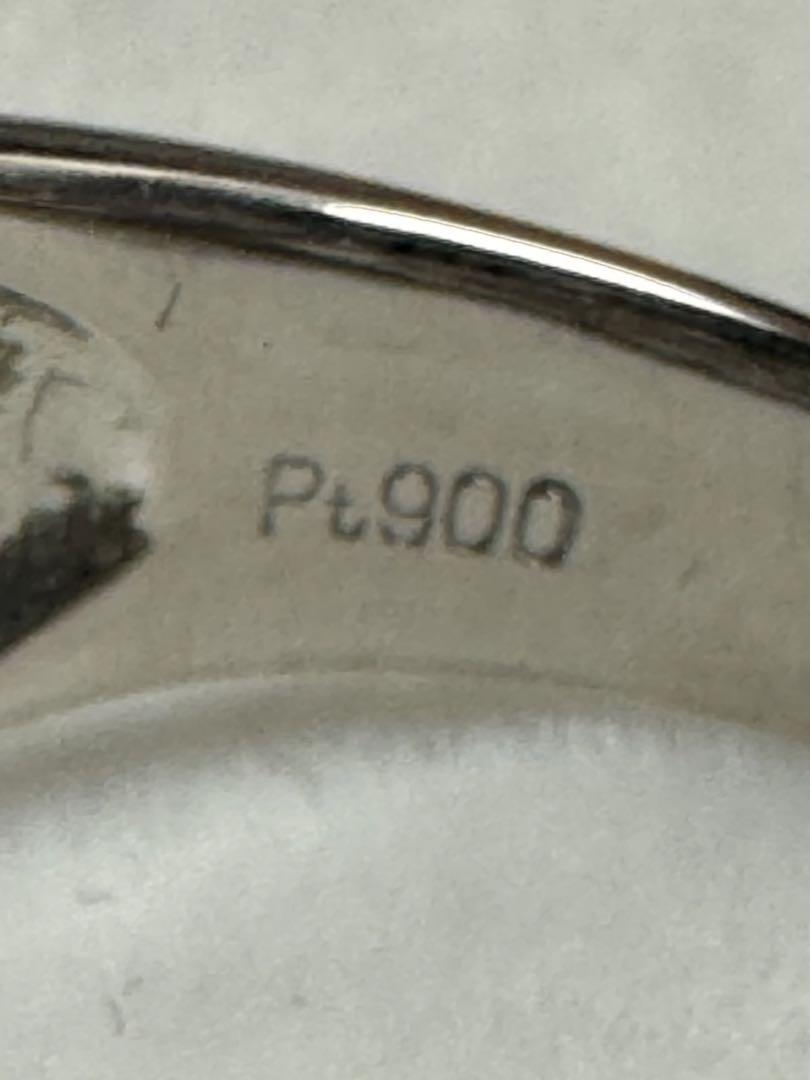 pt900 メレダイヤデザインリング　12.5号　9g