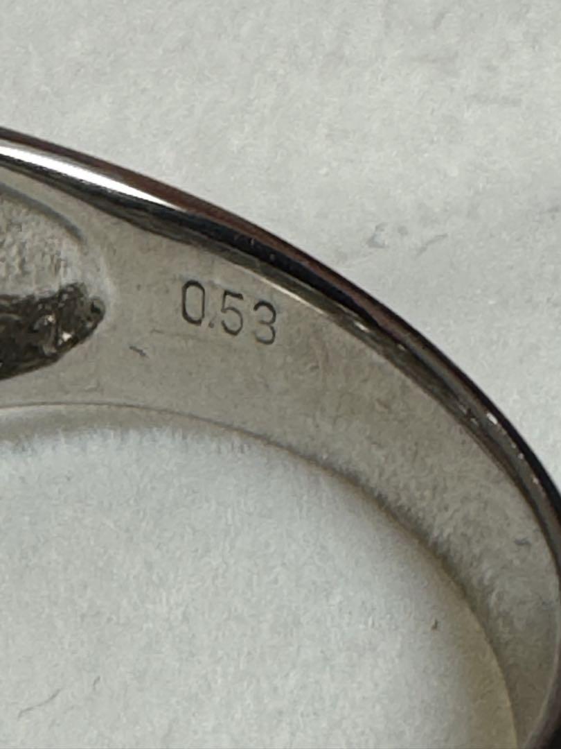 pt900 メレダイヤデザインリング　12.5号　9g