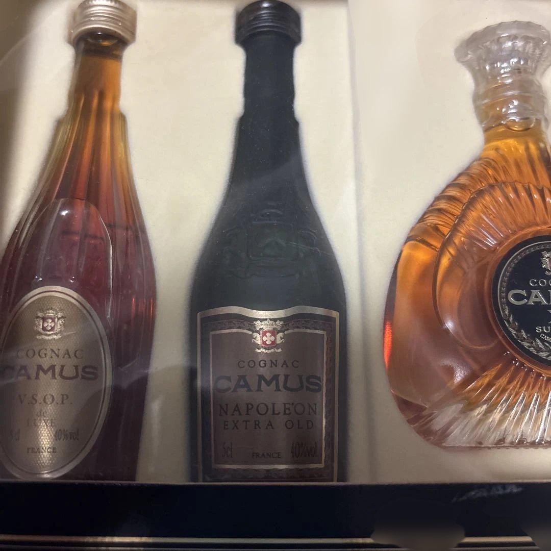 CAMUS コニャック ミニチュアセット 5本XO V.S.O.P古酒箱 未開栓