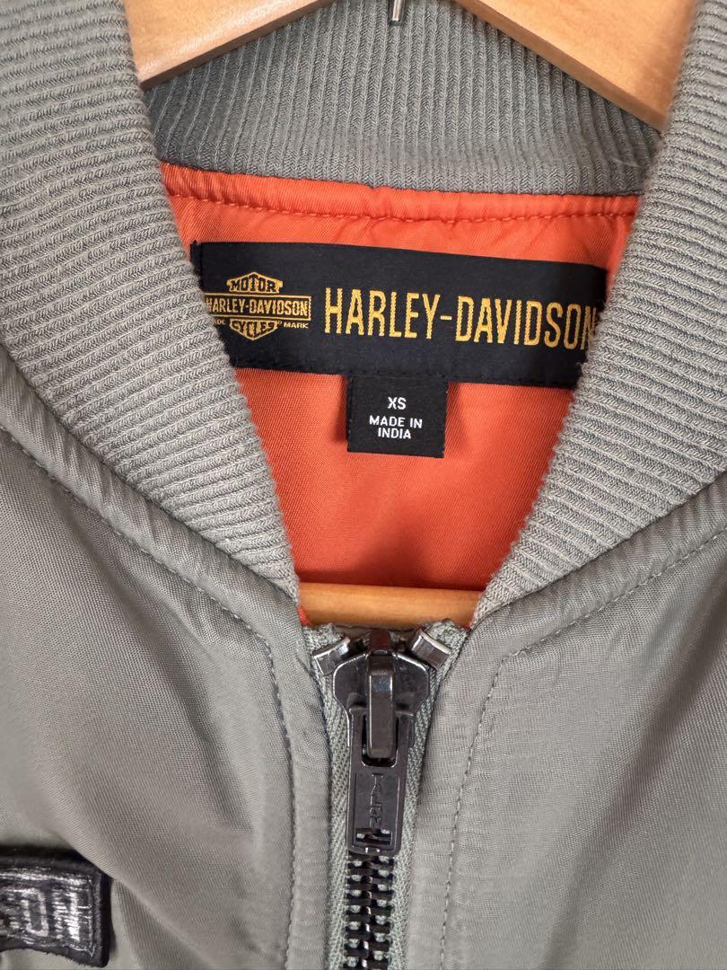 Harley Davidson MA-1ジャケット カーキ