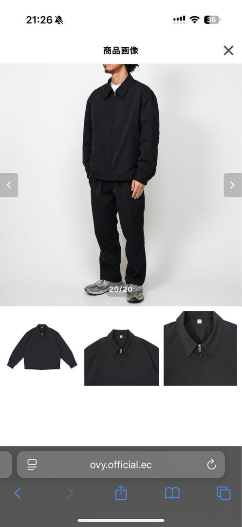 OVY Water-repellent Jacket EasyPants セット OVY Water-repellent Jacket EasyPants セット - メルカリ