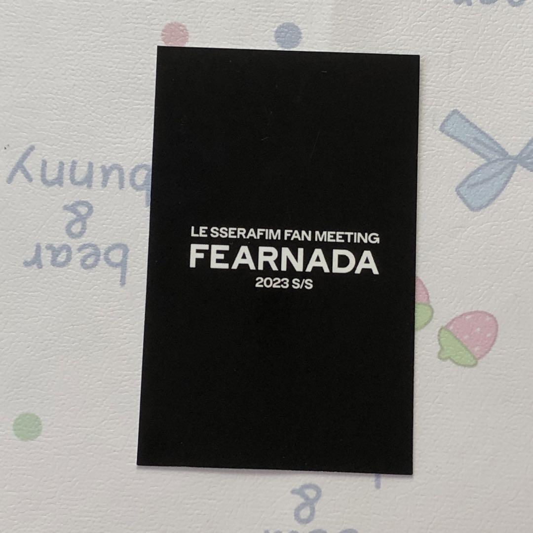 ペンミ LESSERAFIM FEARNADA トレカ FC 特典 4枚 LE SSERAFIM FEARNADA カズハ FC 特典 ペンミ トレカ - メルカリ