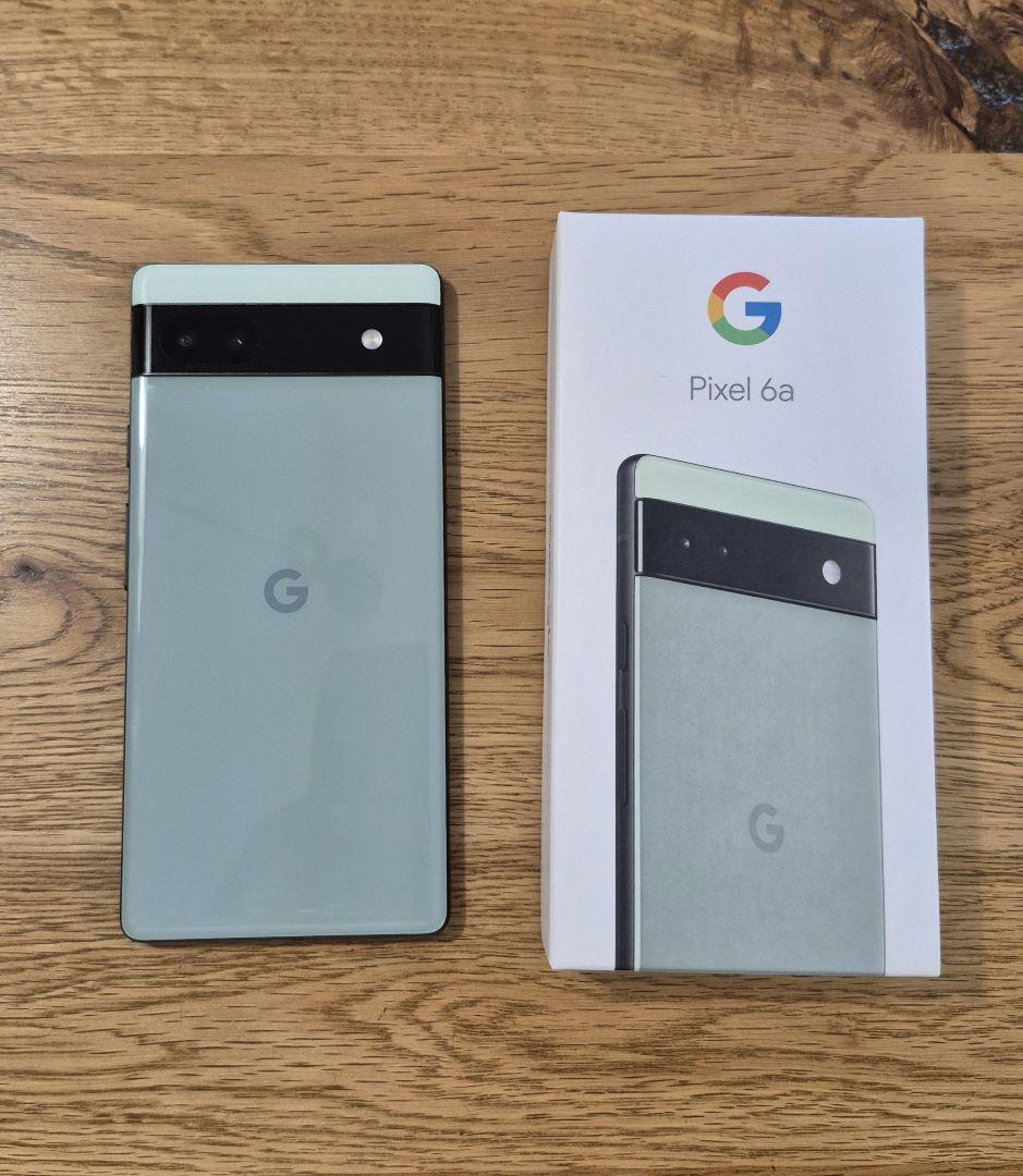 新品バッテリー交換済み】 Google Pixel 6a ミントグリーン