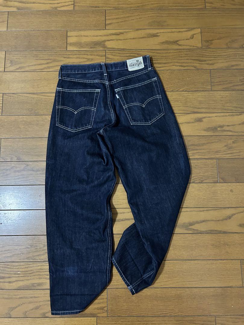 2018 silver tab baggy デニム　濃紺 2018 silver tab baggy デニム 濃紺 - メルカリ