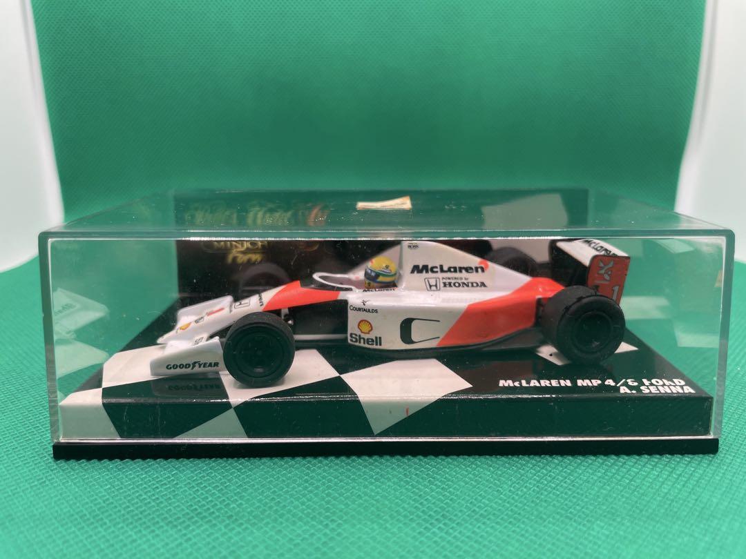 ミニチャンプス McLaren MP4/6 A. Senna ミニカー 1/43