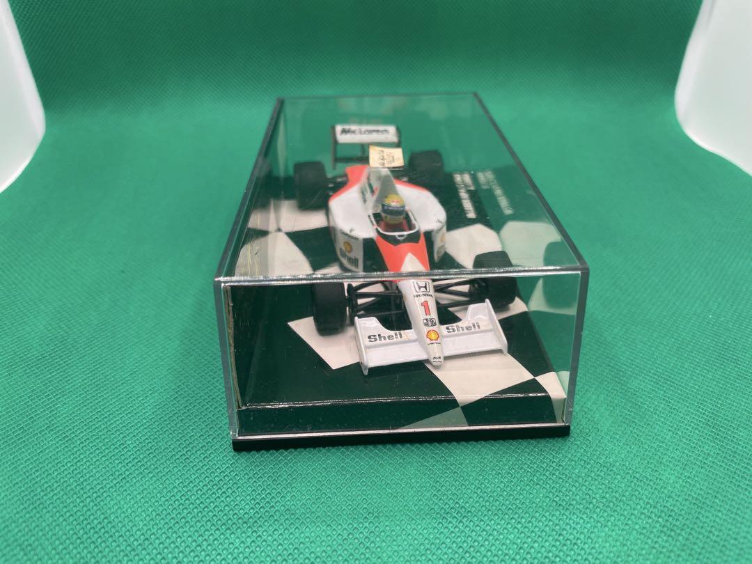 ミニチャンプス McLaren MP4/6 A. Senna ミニカー 1/43