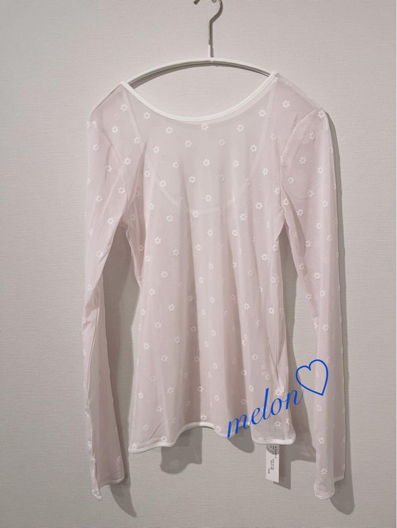 新品タグ付♡ hyeon sheer tops flower ヘヨン HYEON