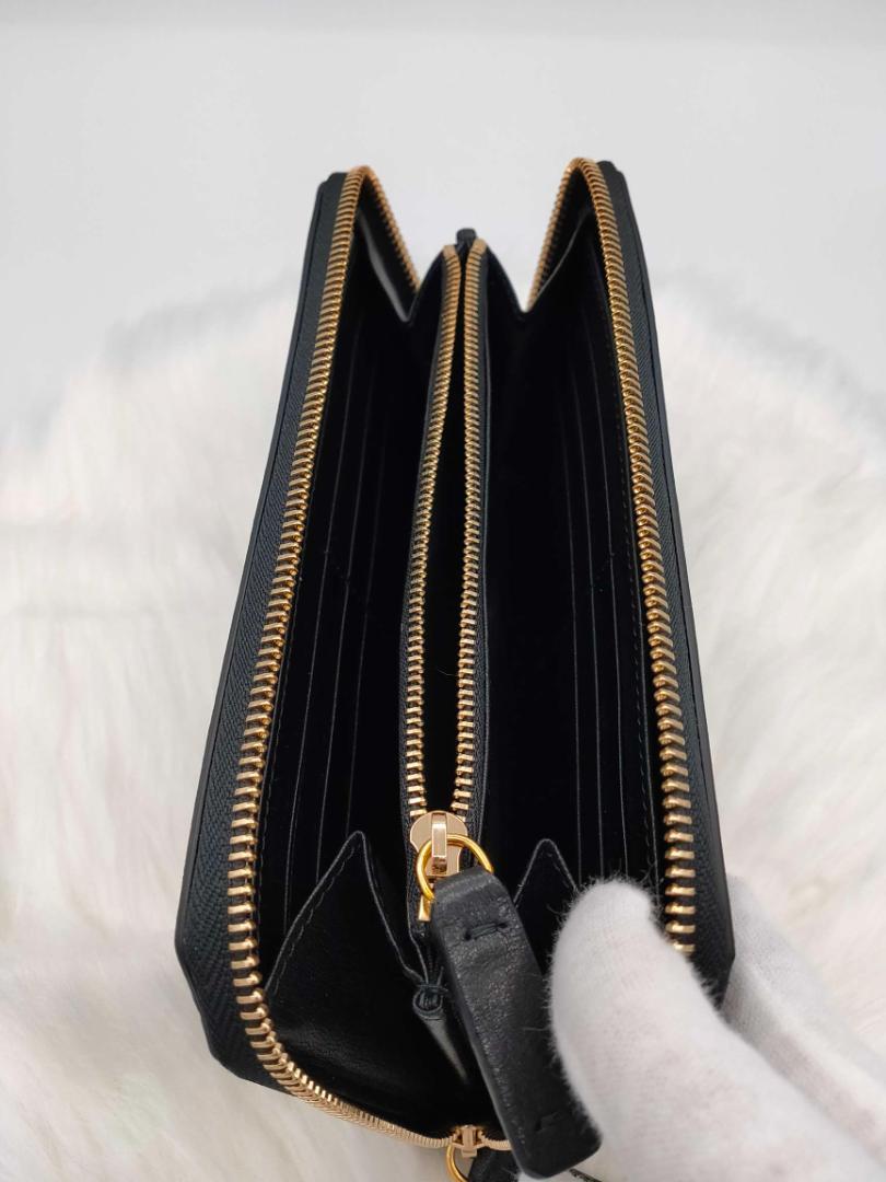 大特価特価 ジミーチュウ ラウンドジップ 長財布 ブラック 6UN5d-m59064102817 新品 Jimmy choo 国産最新作