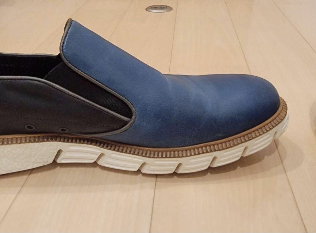 美品★LANVIN en BLUE スニーカー 革靴 26cm