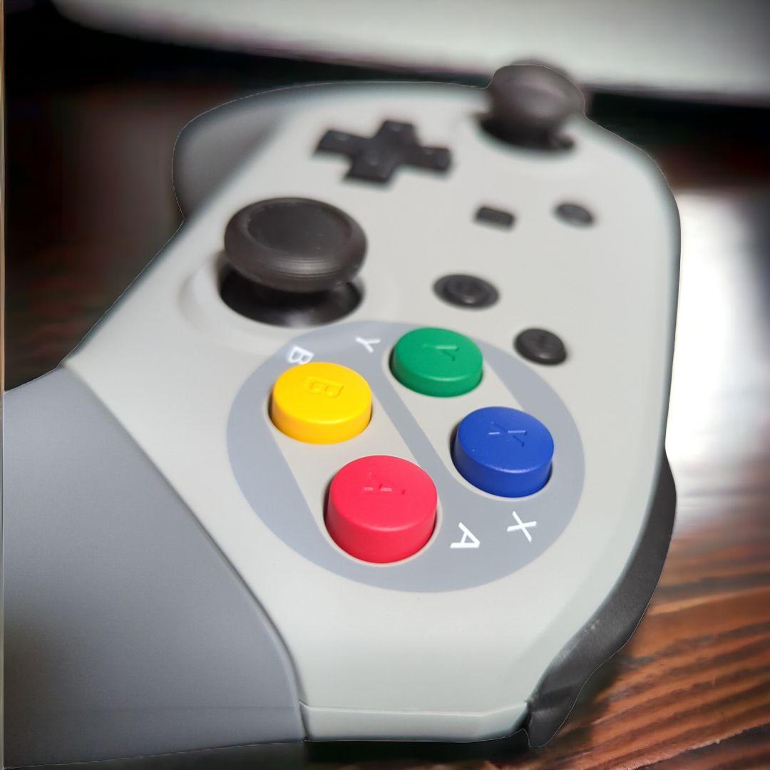 Nintendo Switch プロコン スーファミ カスタム  (シェル新品)