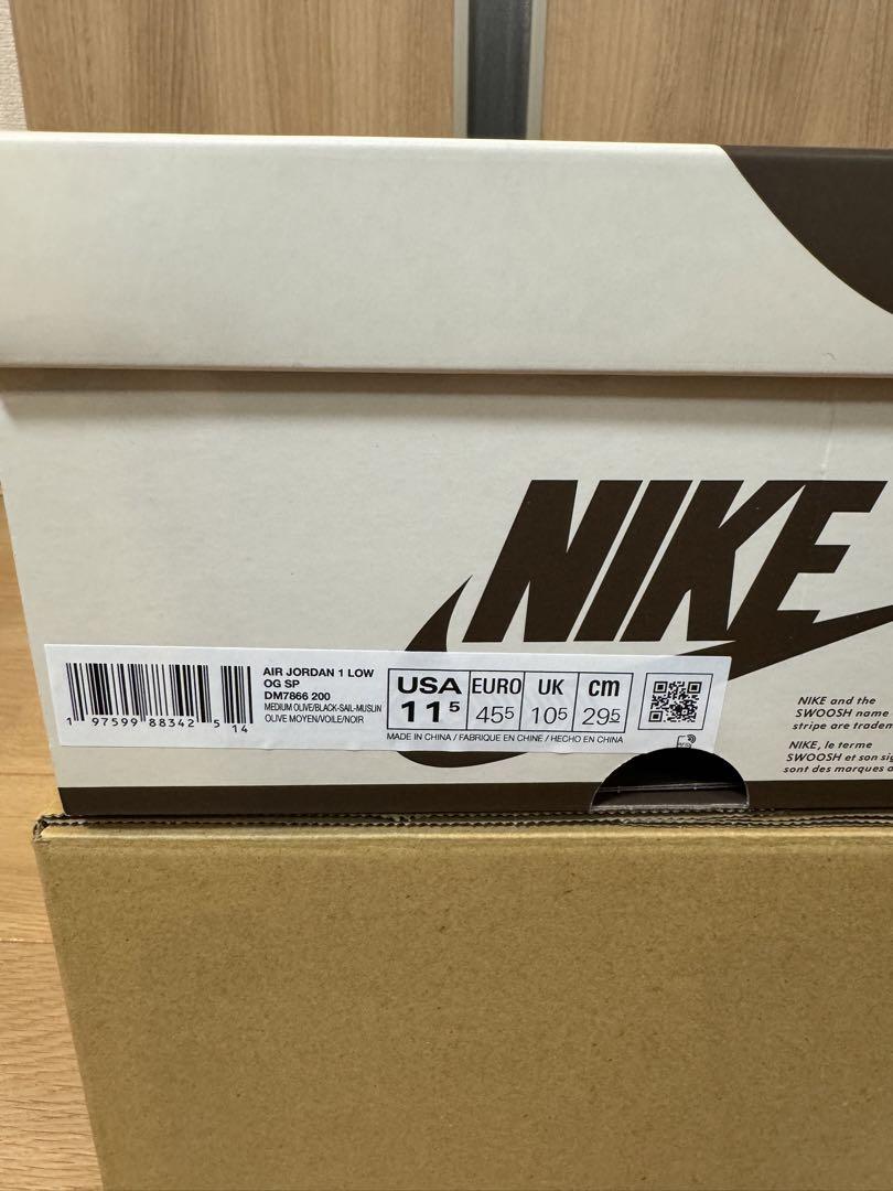 新品ナイキ AIR JORDAN 1 × TRAVIS SCOTT メンズ