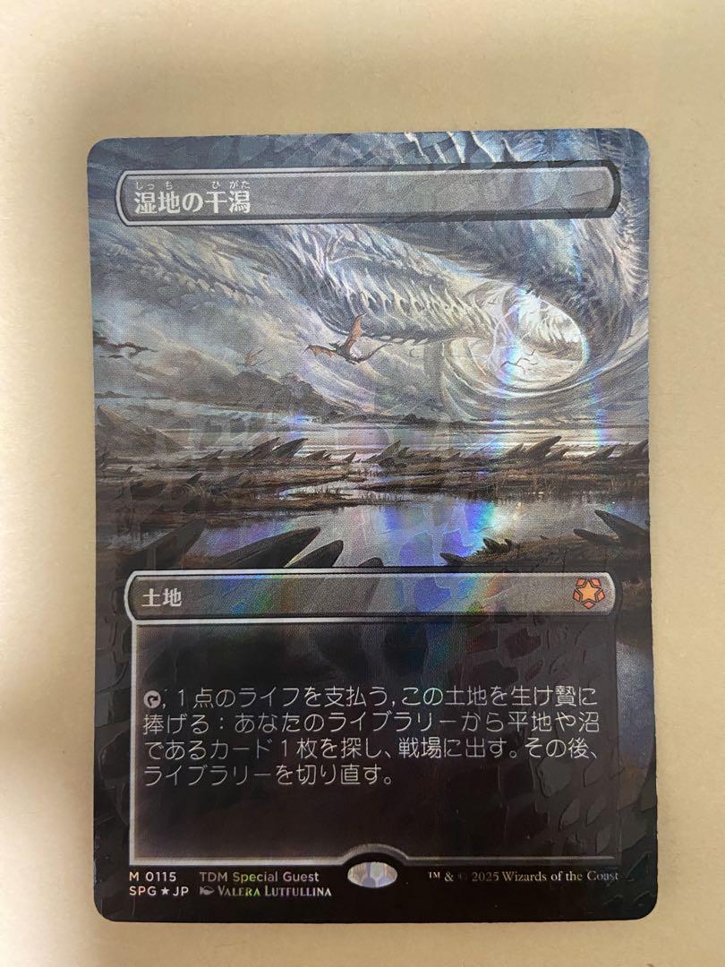 MTG SPG 湿地の干潟 ドラゴルスケイルfoil ドラゴンスケイルFOIL】【日】湿地の干潟/Marsh Flats[土地MR