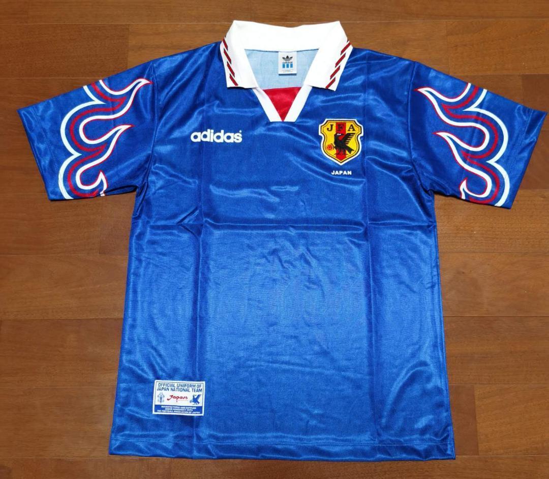 adidas 日本代表 97年 フランスW杯予選 炎 ユニフォーム（M）
