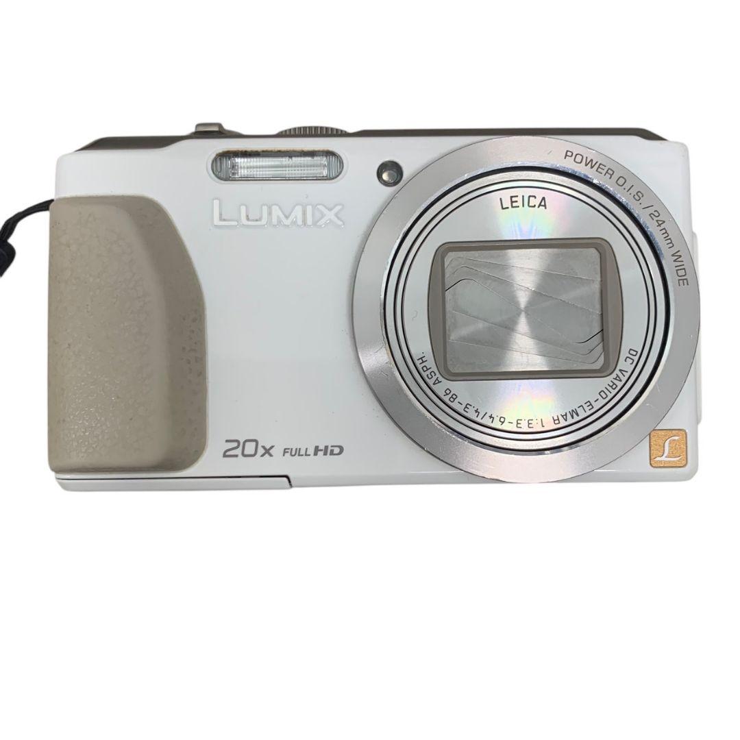 A7553 Panasonic TZ40 ホワイト 箱有り バッテリー予備2個 カメラ