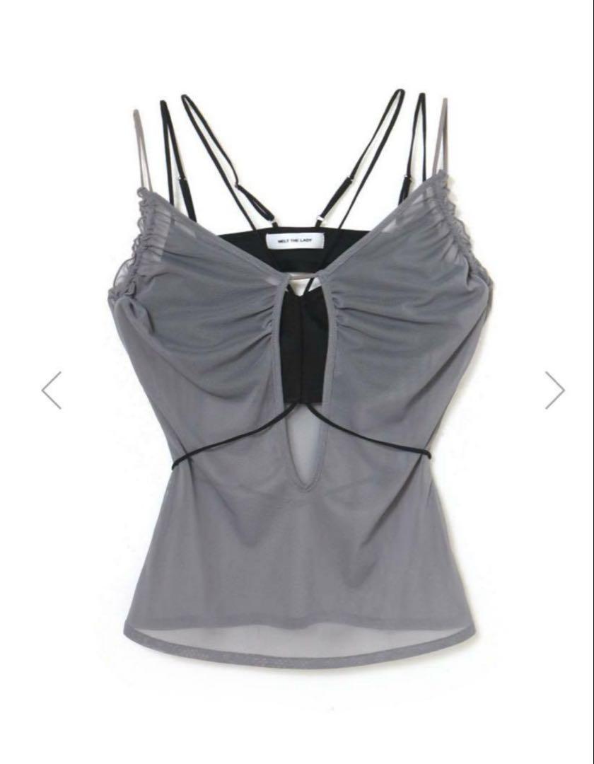 melt the lady sheer cover camisole